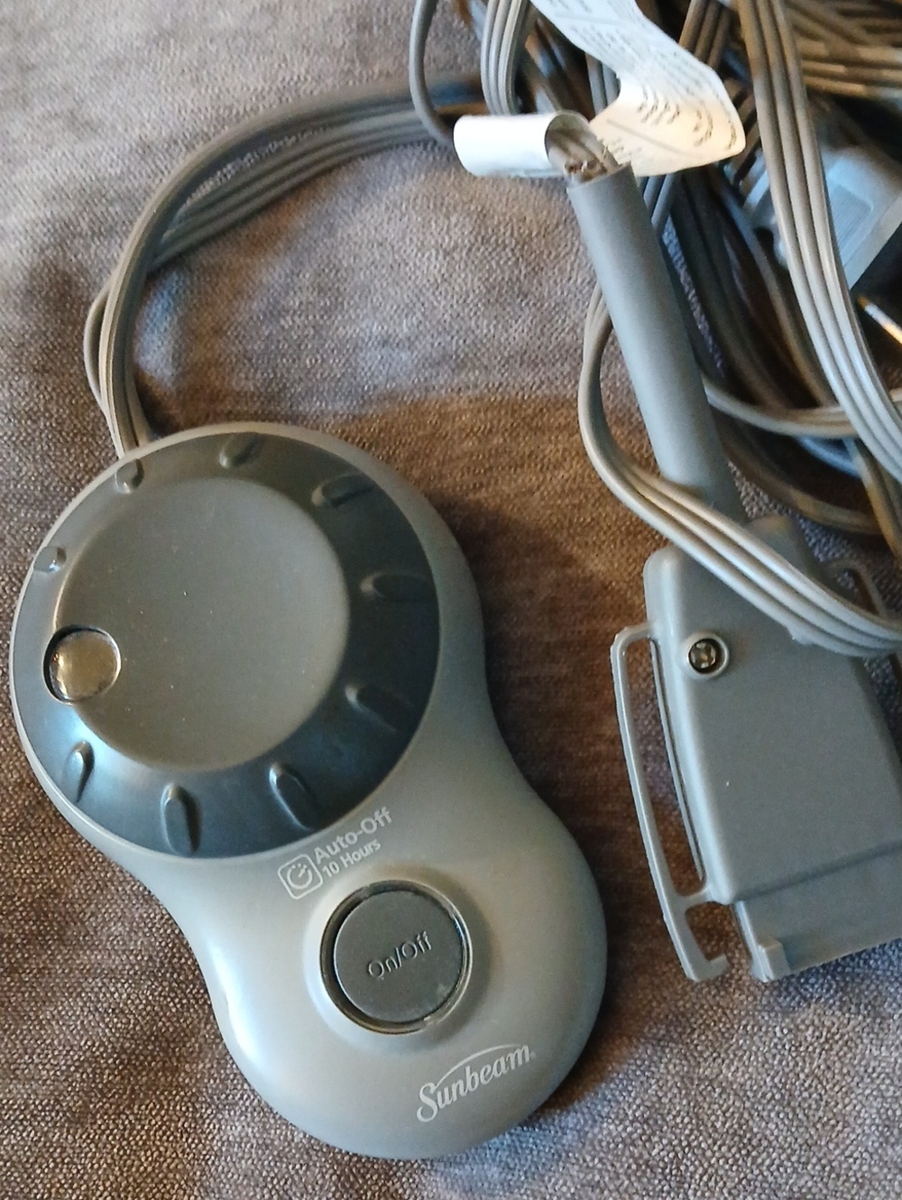 Sunbeam Gray Elecyric Blanket Heat Controller